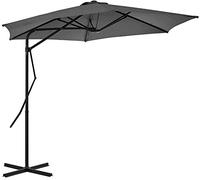 Patio Umbrellas Ground Terrace Garden Backyard 300 200N cm Waterproof and UV Protection Anthracite Sunscreen Outdoor Parasol