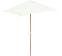 Patio Umbrellas Outdoor Sunshade Wood Pole Windproof Rainproof and UV Resistant Outdoor Protection Awning Garden Beach Terrace