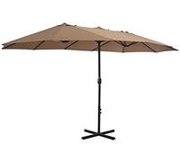 Patio Umbrellas Outdoor Umbrella Sunshade, Backyard and Swimming Pool-Taupe,Large Terrace Outdoor Offset Terrace Cantilever Umbrella for Garden, Deck
