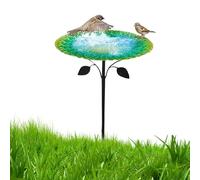 Patio Wildlife Plan - Backyard Bird Beath, Bird Bath Feeder | Metal Baths Bowl Al Aire Libre, Bandeja De Alimentación De Loros Gran Capacidad, Suministros De Mascotas Multifuncionales Para El Balcón J