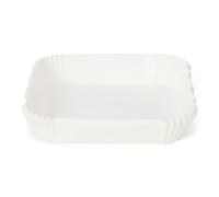 Patisse 01697 - Papel para hornear cuadrado Air Fryer, bandeja desechable, antiadherente, para Airfryer XL, 50 unidades, color blanco, 16 cm
