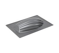 patisse 02974 - Molde de magdalena gigante XXL, molde grande de magdalena Profi - Acero recubierto antiadherente, gris antracita, 17,5 x 25,5 x 4 cm