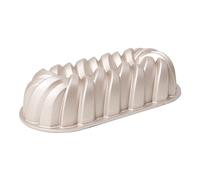 patisse 04503 - Molde para tartas trenzadas, molde para pan y bollo trenzado - aluminio fundido beige dorado, 31 x 14 x 8 cm