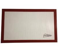Pâtisse Alfombrilla de Silicona para Hornear 59 x 39 cm, Otro, Rojo/Beige