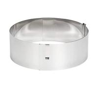 Patisse 2048138 Biscuit empañada Círculo de acero inoxidable ajustable