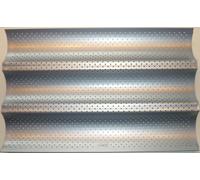 Patisse Bandeja de Chapa para Hornear Baguetes Placa 38x25CM, Ideal Thermomix