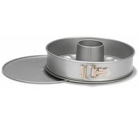 Patisse Forma de Regado Molde para Pasteles Plata Top Con Suelo Tubular