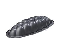 patisse Molde para pan Brioche grande, antiadherente, 15-3/8" x 6-3/4" (39 x 17 cm), 2.5" (6.4 cm) de profundidad, mediano, gris