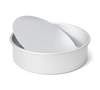 patisse Molde profesional para tartas con base suelta, de aluminio y sin revestimiento antiadherente, diámetro de 26 cm