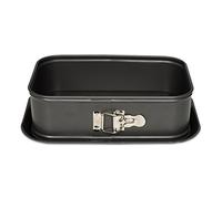 patisse - Molde rectangular con borde alto, acero, gris, 28 x 18 x 12 cm