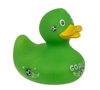 Patito de Goma baño. Patitos de Goma. Patito Coche. Resistentes al Agua y la Suciedad, Ideales para el baño del bebé, A Partir de 6 Meses. Certificado UE. (Patito Futbolero)