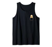 Patito Dibujos Animados Asomando Bolsa Lindo Bebé Pájaro Camiseta sin Mangas