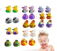 Patitos Halloween Mini 24 Piezas Bolsitas Regalo Juguete Baño PVC Adorable