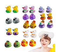 Patitos Halloween Mini 24 Piezas Juguete de Baño, Recuerdo, Bolsas Regalo
