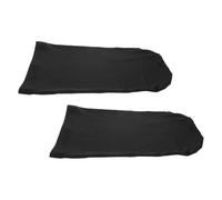 PATKAW 2 Piezas Gorro Elástico de Licra Negro para Rastas, Transpirable y Que Mantiene el Peinado, Estilo Callejero para Deportes y Baile en Hombres y Mujeres