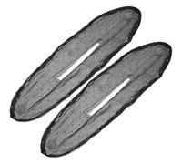 PATKAW 2 Piezas Máquina para Hacer Moños Grandes Tejido Negro, Accesorios Cabello para Mujeres, Sujetador Elegante y Único, Adecuado para Yoga y Danza