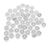 PATKAW 50 Unidades Base Giratoria para Decoraciones y Juguetes Giratorios, Cojinete del Eje de Plástico y Hierro, Ligera y Fácil de Montar para Manualidades y Bricolaje
