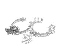 PATKAW Abrazaderas Metálicas para Frascos de Vidrio, 10 Piezas Cierre Seguro y Resorte Innovador, Ideales para Tarros de Cocina y Conservación