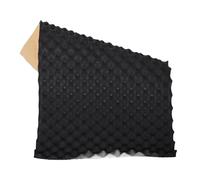 PATKAW Alfombrilla Insonorizante para Automóvil 50x80 Cm de Espuma Antirruido Autoadhesiva, Lámina Amortiguadora de Vibraciones para Capó y Puertas, Aislamiento Acústico y Térmico