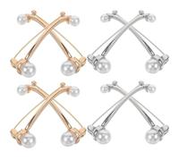 PATKAW Broches de Perlas para Mujer, 8 Piezas de Imperdibles de Aleación Elegantes y Simples para Sujetar Ropa en Fiestas y Negocios