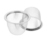 PATKAW Colador de Té en Acero Inoxidable y Malla Fina, Infusor Reutilizable de 6.5 CM, Pack de 2 para Infusiones Hojas Sueltas, Compatible Teteras y Hervidores