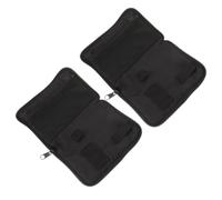 PATKAW Estuche de Viaje Médico 2 Piezas con Cremallera, Funda Protectora y Medidor de Oxígeno, Bolsa Ligera y Compacta de Almacenamiento Portátil