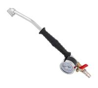 PATKAW Inflador de Neumáticos con Manómetro Digital, Boquilla Extendida y Tubo Doblado, Medidor de Presión para Camión y Automóvil, Herramienta Portátil para Inflado Color Aleatorio