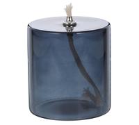 PATKAW Lámpara de Aceite de Vidrio Diseño Europeo, Mecha Metálica, para Decoración de Hogar y Bodas, Candelabro Rellenable de Aceite Líquido