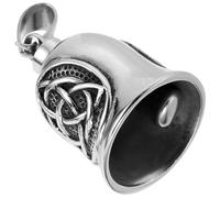 PATKAW Llavero de Campana para Moto de Acero Inoxidable Resistente al Óxido Diseño Elegante y Duradero para Amantes del Ciclismo y Motociclistas