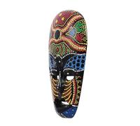 PATKAW Máscara Decorativa Africana Tallada en Madera Patrón Delicado para Decoración de Pared, Estilo Tribal Único Adecuado para Obsequio a Amigos y Familia Varios estilos
