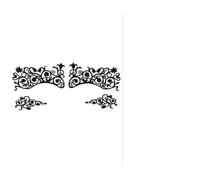 PATKAW Pegatinas de Encaje Ojos para Conciertos y Fiestas de Disfraces Fáciles de Aplicar Varios estilos 5 Pares Tatuajes Temporales Autoadhesivos de Papel Negro