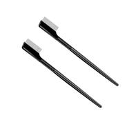 PATKAW Peines para Pestañas y Cejas con Dientes Compactos, Acero Inoxidable y Plástico, Separador de Pestañas Portátil 2 Piezas para Maquillaje Diario