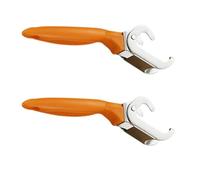 PATKAW Pinzas para Ollas y Platos de Acero Inoxidable Diseño Ergonómico y Protección Anti-escaldaduras, Set de 2 Unidades para Cocina Segura y Práctica