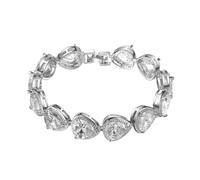 PATKAW Pulsera de Circón Elegante y Ligera Diseño Brillante, Cómoda al Tacto para Uso Diario y Viajes, Joya de Moda para Familia y Amigas