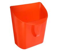 PATKAW Recogedor de Basura de Mano Rojo de Plástico para Organización de Escritorios y Mezcla de Materiales en Limpieza Diaria
