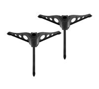 PATKAW Soporte Resistente Pack de 2 Unidades para Árbol de Navidad Artificial Negro, Base Estable de Plástico Que Previene Movimientos, Adecuado para Festiva Hogar
