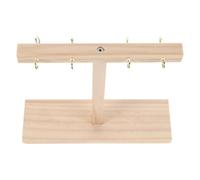 PATKAW Tablero de Exhibición de Uñas en Madera Natural, Soporte para Muestras Diseño Compacto y Base Antideslizante, Adecuado para Uso Profesional en Salones