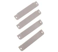 PATKAW Tapas de Extremo de Riel Electrónico para Camión 4 Piezas, Plástico Duradero, Accesorio de Seguridad para Organización y Separación de Carga en Transporte Terrestre