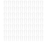 PATKAW Tapas Protectoras para Extremos de Perchas 5 Mm Redondas Transparentes, Funda de Plástico para Ganchos y Alambres, 100 Unidades para Almacenamiento y Organización en Hogar y