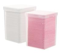 PATKAW Toallitas sin Pelusa para Quitar Esmalte de Uñas, Almohadillas Limpiadoras Desechables de Tela No Tejida, 2 Cajas para Uso Profesional y Personal