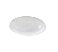 PATKAW Vaporera para Microondas de Polipropileno Blanco con Tapa para Cocinar Pescado al Vapor y Verduras en Casa, Diseño con Orificios para Salida de Vapor Estilo Varios estilos