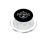 Patmos Grecia Navegando Ciudad Viajes Escena Costera PopSockets PopGrip para MagSafe