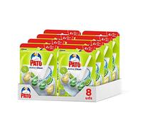 Pato Active Clean - Colgador wc, frescor intenso, perfuma Limpia y Perfuma el inodoro, aroma Lima. (Pack 8 unidades)