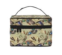 Pato Acuarela, Bolsa de Maquillaje Bolsa de cosméticos Bolsa de artículos de tocador de Viaje portátil Estuche para lápices Bolsa de artículos de tocador