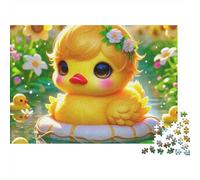 Pato Amarillo Rompecabezas Premium 1000 Piezas - Piezas Resistentes, Diversión Familiar, Póster Incluido, Embalaje Lujo, 70x50cm/1000pcs