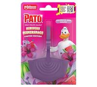 Pato Colgador Edición Limitada Hibiscus Hyperspace, Acción 4 en 1, Colorea el Agua Violeta, Limpia el Inodoro, Antical, Frescor Intenso, 1 Colgador