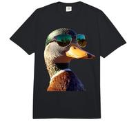Pato con Gafas de Sol Ánade Real Ánade azulón Pato de Collar Comfort Colors Adult Heavyweight T-Shirt