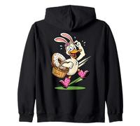 Pato con Lindo Desfile de donas de Animales de Pascua Sudadera con Capucha