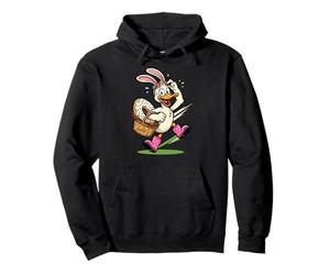 Pato con Lindo Desfile de donas de Animales de Pascua Sudadera con Capucha