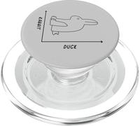 Pato Conejo Ilusión Óptico Divertido Psicología Visual Truco PopSockets PopGrip para MagSafe